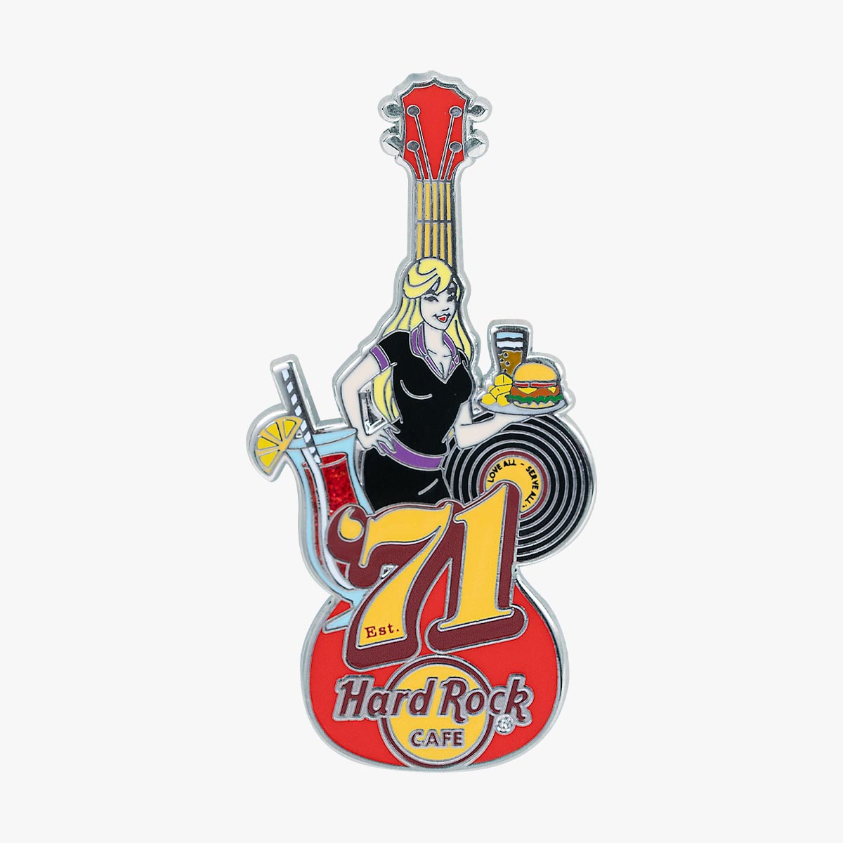 Limited Edition Landmark Guitar Pin image number 1